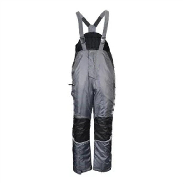 冷库防寒背带裤 -30度 PU涂层涤纶牛津布 灰色 L码 防护服