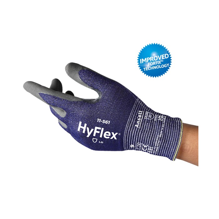 HyFlex 掌涂丁腈舒适耐磨C级防割手套 灰色 7码 - Ansell/安思尔