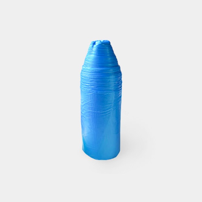 一次性CPE鞋套 点断式3g加厚 蓝色 15&times;40cm