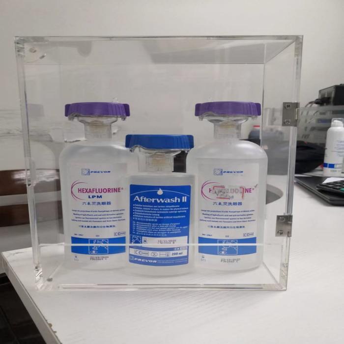 亚克力六氟灵壁挂组合套装 500ml&times;2六氟灵洗眼液+等渗透压缓解眼200ml