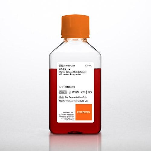 HBSS，1X，[+] 钙，镁，酚红