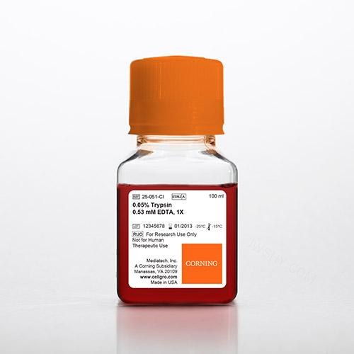 1X，0.05% 胰酶/0.53 mM EDTA