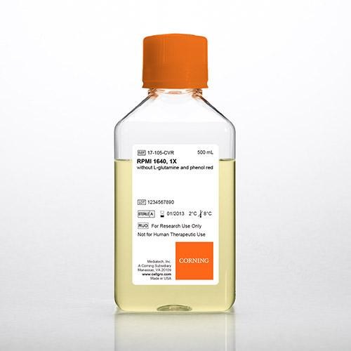 培养基RPMI 1640 [-] L-glutamine, phenol red