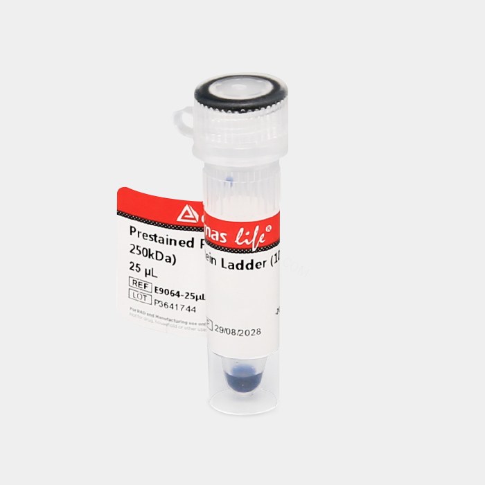 彩色预染标准蛋白Marker (10-250kDa)试用装 - Adamas life