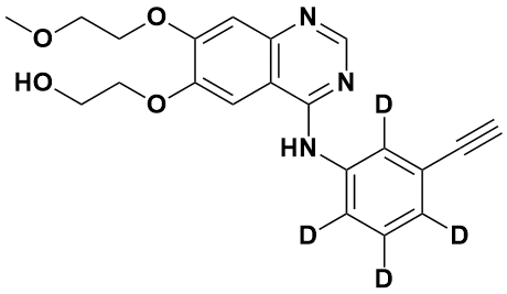 厄洛替尼O-去甲基代谢物异构体-d4 盐酸盐 - Adamas