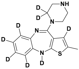 去甲基奥氮平-d8 - Adamas