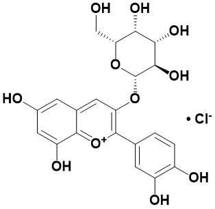 氯化矢车菊素-3-O-吡喃半乳糖苷 - Adamas