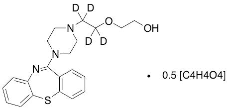 喹硫平-d4半富马酸盐 - Adamas