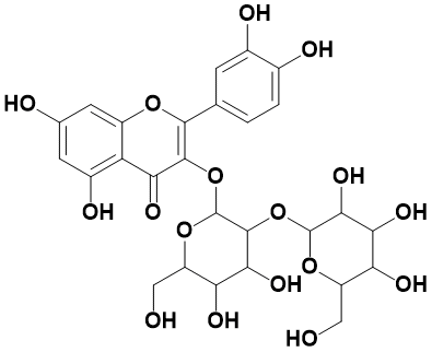 槲皮素-3-O-葡萄糖基(1&rarr;2)半乳糖苷 - Adamas