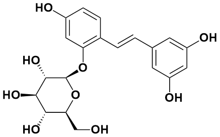 氧化白藜芦醇-2-O-D-吡喃葡萄糖苷