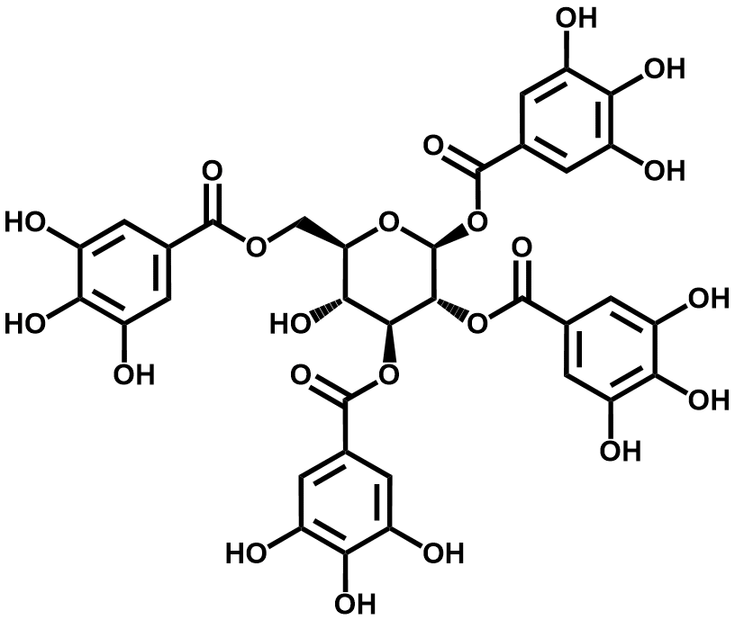 1,2,3,6-四-O-没食子酰-&beta;-D-葡萄糖 - Adamas