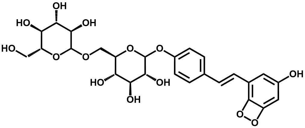 氧化白藜芦醇6-O-D-吡喃葡萄糖基-D-吡喃葡萄糖苷 - Adamas