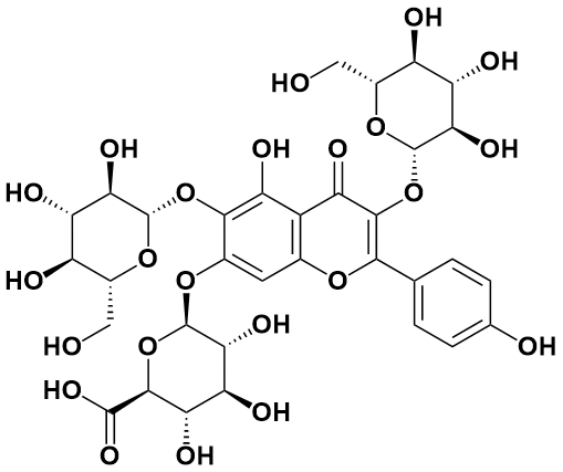 6-羟基山奈酚-3,6-O-二葡萄糖-7-O-葡萄糖醛酸苷 - Adamas