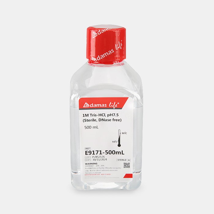 Tris-HCl缓冲液(1mol/L, pH7.5, Sterile, DNase free) - Adamas life