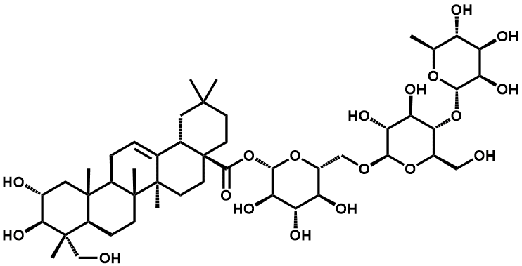 积雪草酸-28-O-鼠李糖(1-4)葡萄糖(1-6)葡萄糖苷 - Adamas