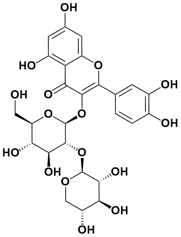 槲皮素-3-O-桑布双糖苷 - Adamas