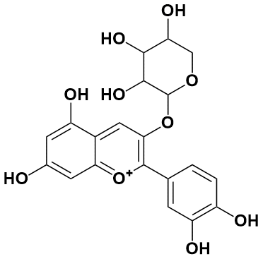 矢车菊素-3-0-阿拉伯糖 - Adamas