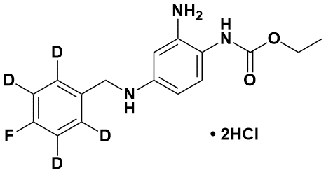 瑞替加滨-d4二盐酸盐 - Adamas