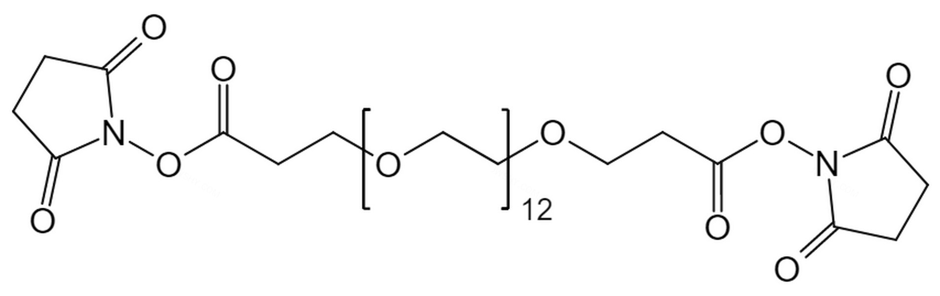 双(2,5-二氧代吡咯烷-1-基)-4,7,10,13,16,19,22,25,28,31,34,37,40-十三氧杂四十三烷二酸酯 - BIOMATRIK/浙江博美生物