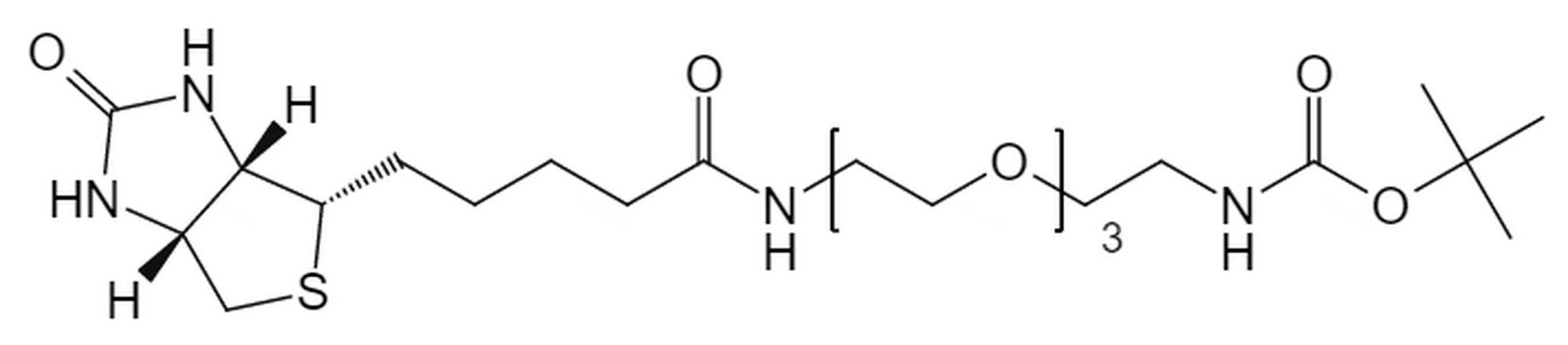 试剂-(+)-Biotin-PEG3-CH2CH2NHBoc