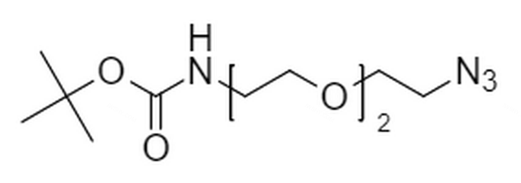 Boc-N-氨基-PEG2-C2-叠氮化物