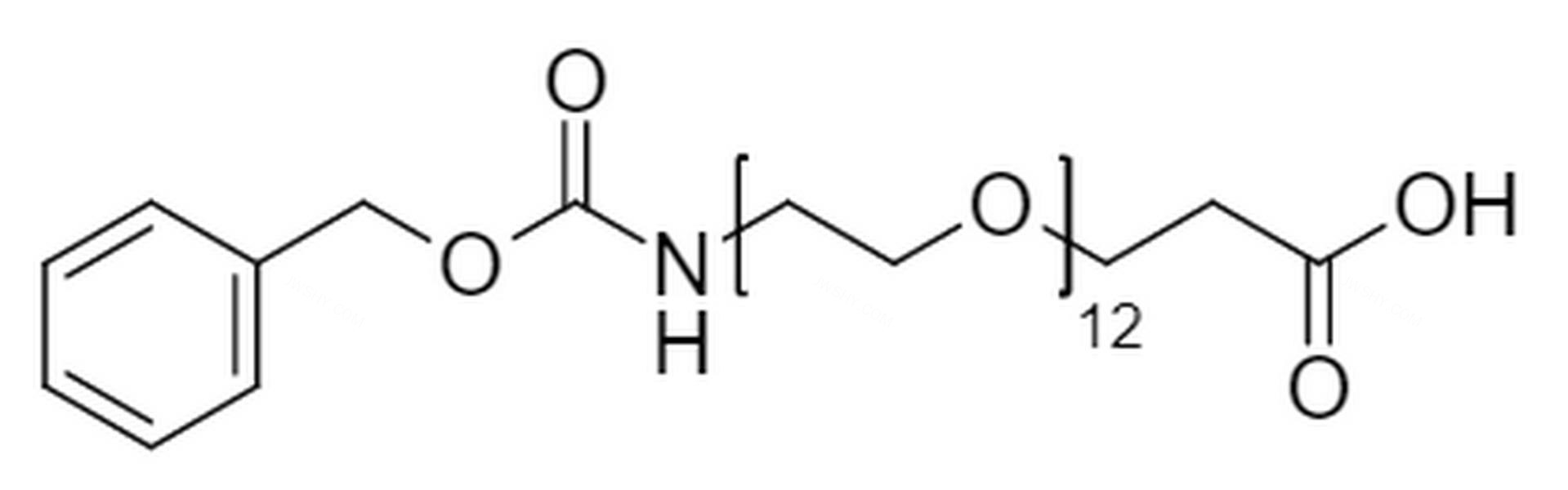 苯甲氧羰酰基二十四聚乙二醇羧乙基