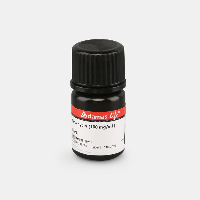 硫酸卡那霉素溶液 (100 mg/mL)