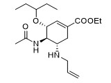乙基(3R,4R,5S)-4-乙酰氨基-5-(烯丙基氨基)-3-(戊烷-3-氧基)环己-1-烯-1-羧酸盐