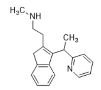 N-甲基-3-[1-(2-吡啶基)乙基]-1H-茚-2-乙胺