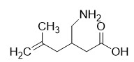 3-(氨甲基)-5-甲基-5-己烯酸