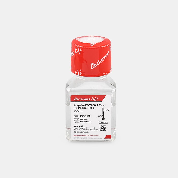 胰酶消化液 (0.25%，含EDTA，不含酚红)