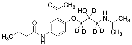 药物标准品Acebutolol-d5 - TRC