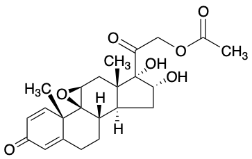 药物标准品(9&beta;,11&beta;,16&alpha;)-21-(Acetyloxy)-9,11-epoxy-16,17-dihydroxypregna-1,4-diene-3,20-dio… - TRC