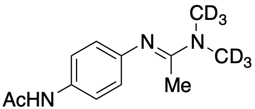 药物标准品N&rsquo;-(4-Acetylaminophenyl)-N,N-dimethylacetamidine-d6 - TRC