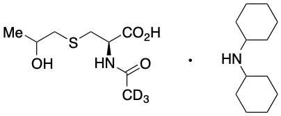 药物标准品N-Acetyl-S-(2-hydroxypropyl)cysteine-d3 Dicyclohexylammonium Salt - TRC
