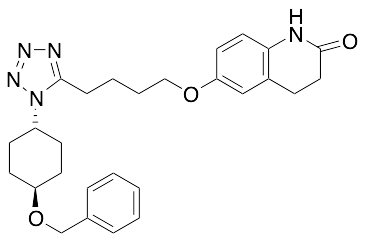药物标准品trans-3,4-Dihydro-6-[4-[1-[4-(phenylmethoxy)cyclohexyl]-1H-tetrazol-5-yl]butoxy]-2(1H)-quinolin… - TRC