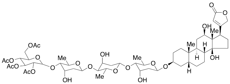 药物标准品Digoxin-4&rsquo;&rsquo;&rsquo;-O-tetra-O-acetyl &beta;-D-Glucopyranoside - TRC