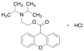 药物标准品2-Diisopropylaminoethyl Ester Xanthene-9-carboxylic Acid Hydrochloride - TRC