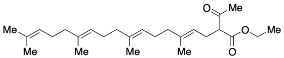 药物标准品(E,E,E)-2-Acetyl-5,9,13,17-tetramethyl-4,8,12,16-octadecatetraenoic Acid Ethyl Ester - TRC
