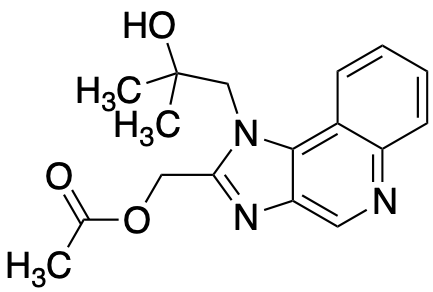 药物标准品2-[(Acetyloxy)methyl]-&alpha;,&alpha;-dimethyl-1H-imidazo[4,5-c]quinoline-1-ethanol - TRC