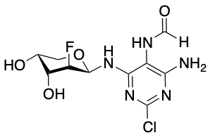 药物标准品N-[4-Amino-2-chloro-6-[(2-deoxy-2-fluoro-&beta;-D-arabinopyranosyl)amino]-5-pyrimidinyl]-formam… - TRC
