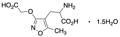 药物标准品(r,s)-2-Amino-3-[3-(carboxymethoxy)-5-methyl-isoxazol-4 -yl]propionic Acid Sesquihydrate - TRC