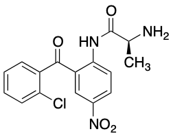 药物标准品(S)-2-Amino-N-[2-(2-chlorobenzoyl)-4-nitrophenyl]-propanamide - TRC