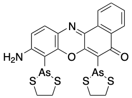 药物标准品9-Amino-6,8-di-1,3,2-dithiarsolan-2-yl-5H-benzo[a]phenoxazin-5-one (Technical Grade) - TRC