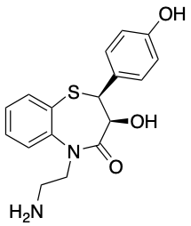 药物标准品(2S,3S)-5-(2-Aminoethyl)-2,3-dihydro-3-hydroxy-2-(4-hydroxyphenyl)-1,5-benzothiazepin-4(5H)-one - TRC