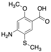 药物标准品4-Amino-​2-​methoxy-​5-​(methylthio)​benzoic Acid - TRC