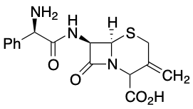 药物标准品[6R-[6&alpha;,7&beta;(R*)]]-7-[(Aminophenylacetyl)amino]-3-methylene-8-oxo-5-thia-1-azabicyclo[… - TRC