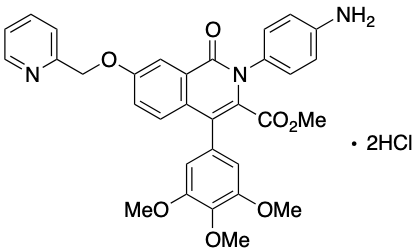 药物标准品2-(4-Aminophenyl)-1,2-dihydro-1-oxo-7-(2-pyridinylmethoxy)-4-(3,4,5-trimethoxyphenyl)-3-isoquin… - TRC