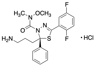 药物标准品(2S)-2-(3-Aminopropyl)-5-(2,5-difluorophenyl)-N-methoxy-N-methyl-2-phenyl-1,3,4-thiadiazole-3(2… - TRC