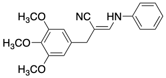 药物标准品3-Anilino-2-(3,4,5-trimethoxybenzyl)acrylonitrile, (Mixture of cis/trans isomers) - TRC